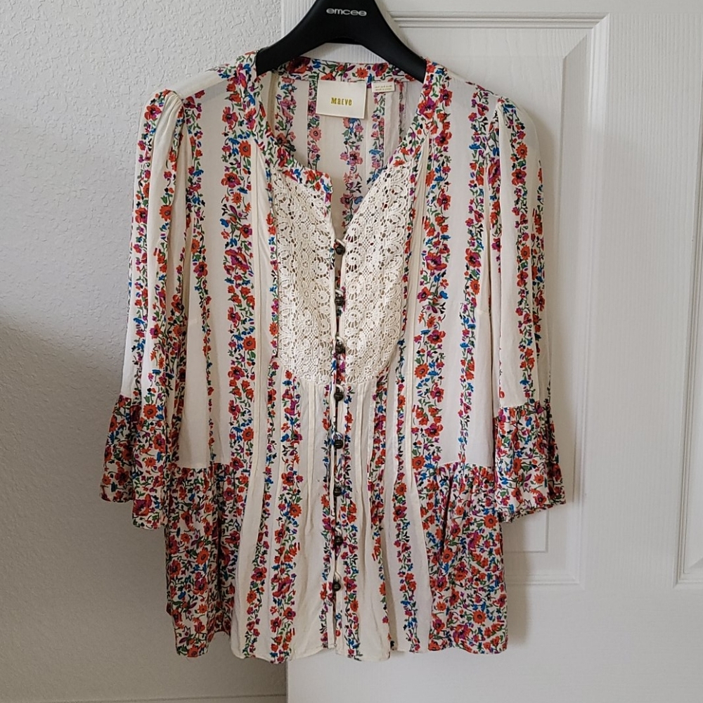 Anthropologie maeve blouse